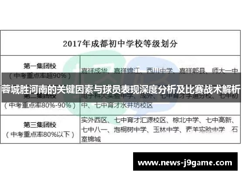 蓉城胜河南的关键因素与球员表现深度分析及比赛战术解析
